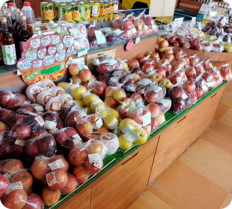 道の駅おおさとの様子