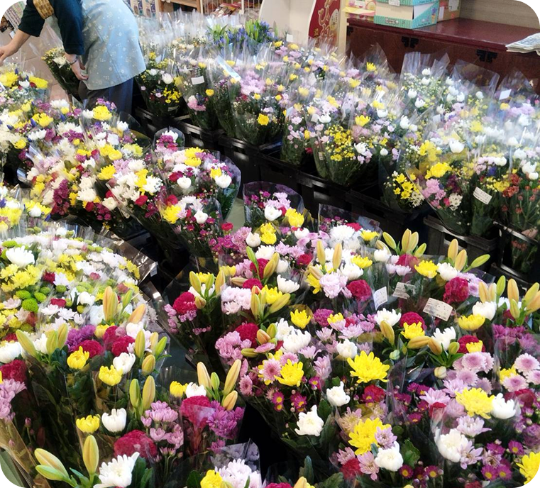 道の駅おおさとの様子